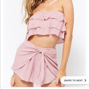 Pink two piece set